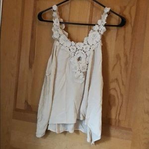 Lace Knit tank top
